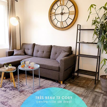 Kailhenn: Joli T3 Cosy, Bien Equipe, Proche Tram Brest Exterior foto